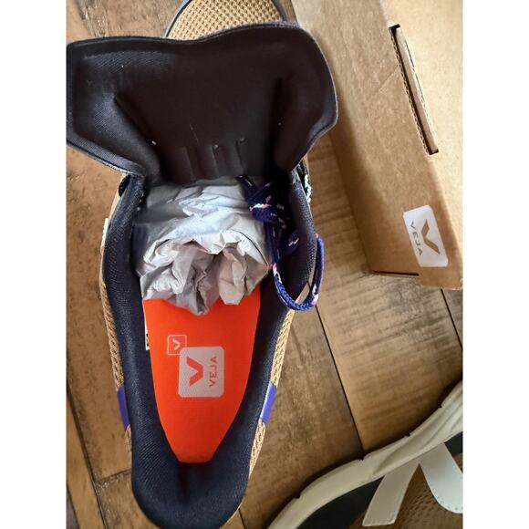 VEJA Dekkan Alveomesh Shoes Women Sz 8 Brown Trail Running Vibram Sole NEW - Picture 10 of 11